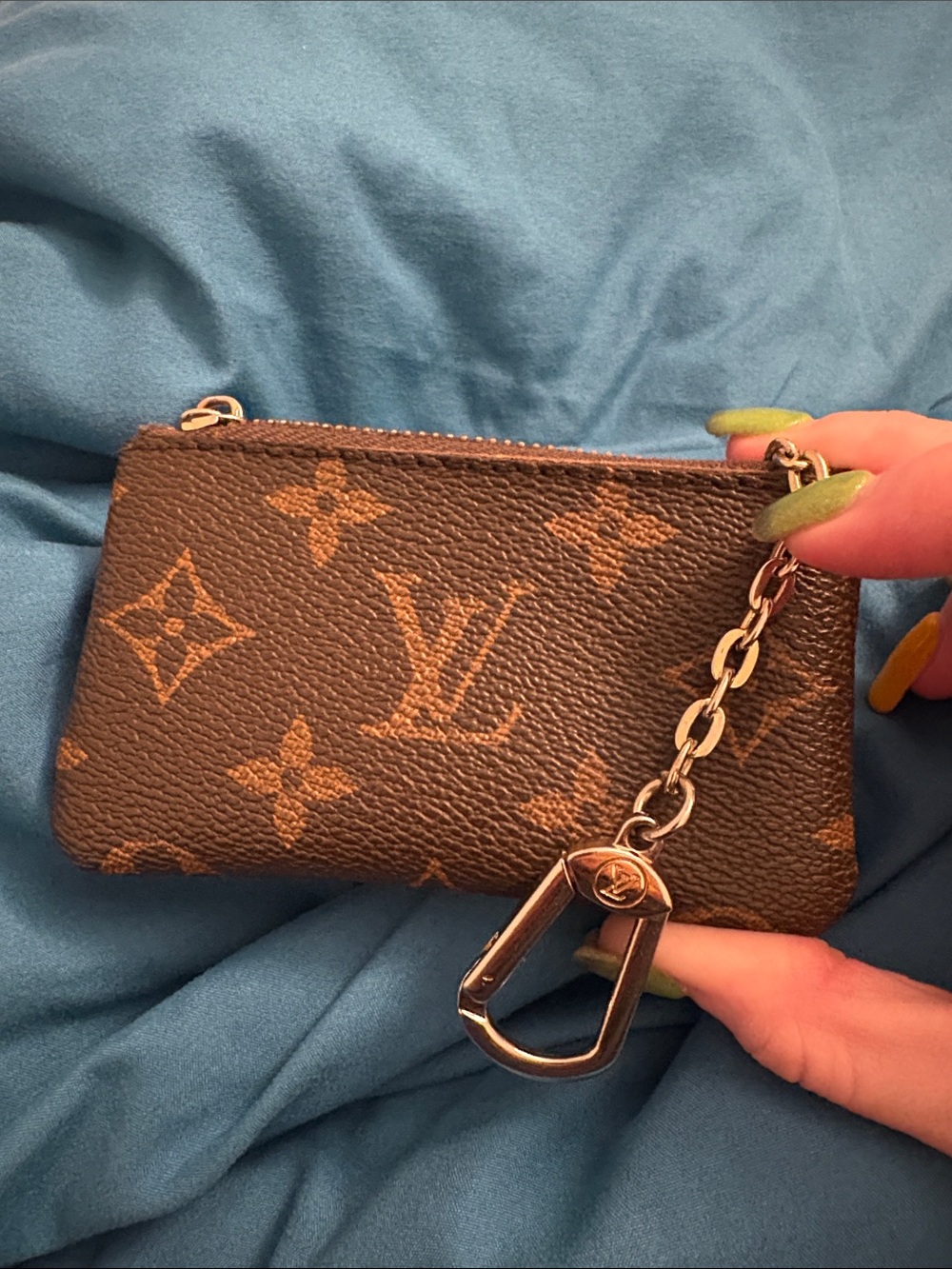 LV Monogram Canvas Coin Pouch - Brown & Tan - Picture 4 of 15
